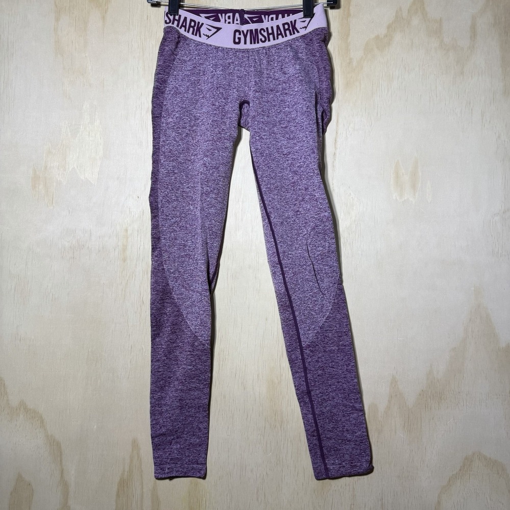 Gymshark Seamless Leggings Women's Small Purple Pink‎ Ombre Compression Yoga